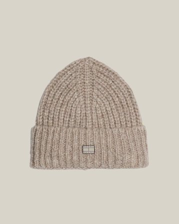 Tommy Hilfiger TJW CITY BOLD BEANIE Szary Czapki Dziewczyna - Kids Brand Store
