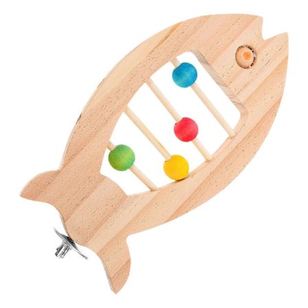 Fugle Aborre Stativ Træ Papegøje Legestativ til Bur Træning 2 stk.[HK]