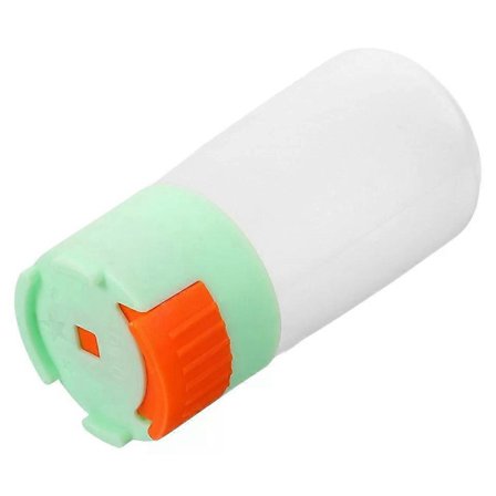 Fiskmatningsflaska, Mätande Fiskmatare Behållare, Portabel Torr Foderautomat i Plast