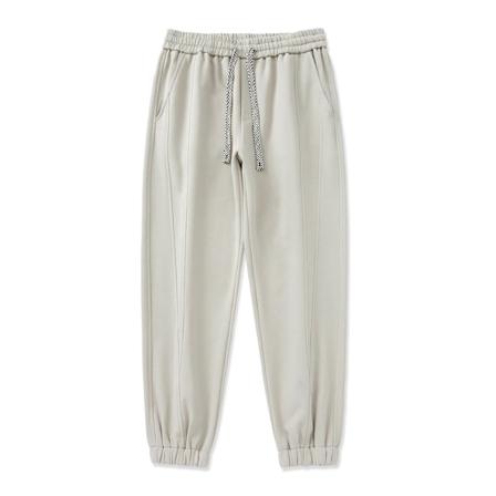 Forår Efterår Mænd Joggere Bomuld Sweatpants Unisex Par Sportswear Snøre Bånd Baggy Bukser Løs Bukser Store Størrelse 8Xl Khaki 3XL(34-36)