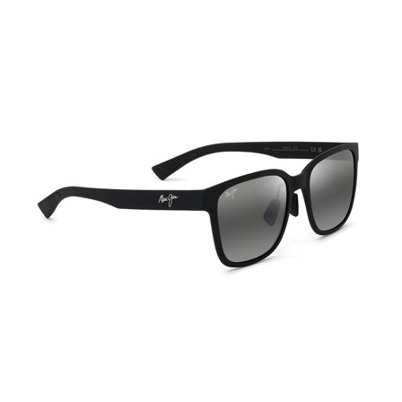 Maui Jim PAULELE ASIAN FIT -Aurinkolasit - Black Rectangular - Maui Jim 660-02 2M 5915