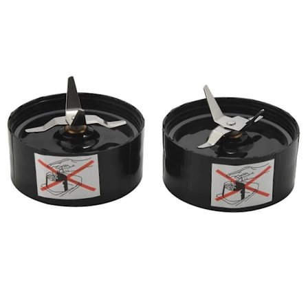 2-pak, Udskiftningsblade Kompatibel med Original Magic 250 W Blender Madprocessor, Juicer