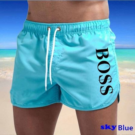 Boss Casual Fashion Strandshorts för män Badshorts .