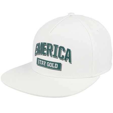 Emerica - Vit snapback Keps - Team Stay Gold White Snapback @ Hatstore