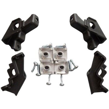 Päävalon kiinnikkeen pidikkeet Ruuvit korjaussarja Vasen + Oikea 6R0998226 6R0998225 vuodelle 2009-2017