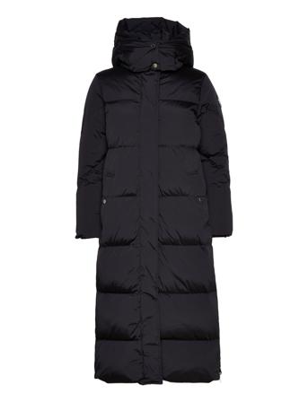 Aurora Long Parka Fodrad Rock Svart WOOLRICH