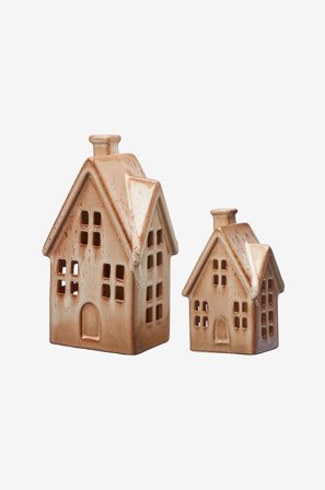 Wikholm Form - Wilma LED Hus 2/S - Beige - Ljusstakar & lyktor - Från Homeroom