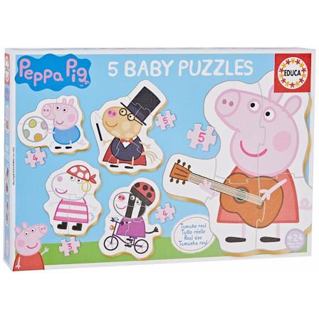 Set 5 pussel Peppa Pig Baby