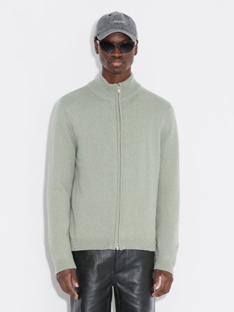 Holzweiler Atlantic Zip Cardgan - Teal - Men's - Extra Large