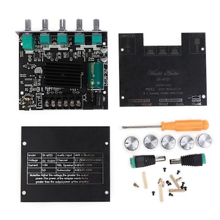 Zk-mt21 Stereo Förstärkarmoduler Kort Digitala Effektstärkarmoduler