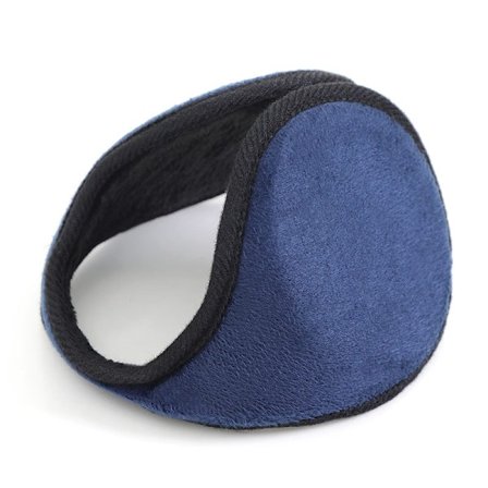 Mørkeblå fleece ørevarmere/øremuffer