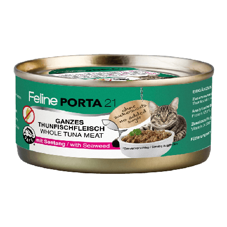 Porta21 - Feline Tunfisk med tang og tare 156g - Katt - Kattefôr & kattemat - Våtfôr og våtmat - ZOO.no
