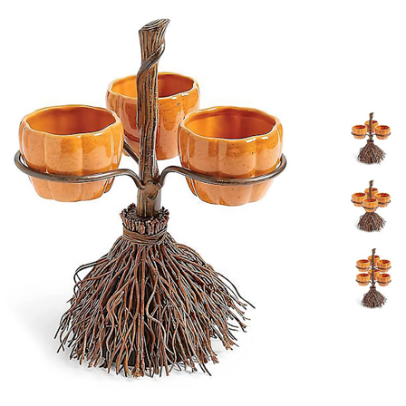 Snackskålholder Halloween Gresskarformet Skål Godteri Kjeks