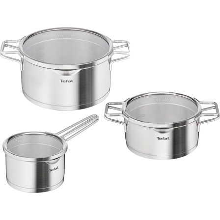 Tefal - Gryte Nordica 6 pcs set Rustfri