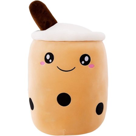9,5 tum Boba Tea Plysch Mini Kawaii Plysch Leksak Söta Bubble Milk Tea Squishy Mjuk Fylld Plyschkudde för Barn Pojkar Flickor Födelsedagspresenter (