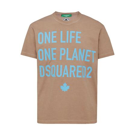 Dsquared2 T-Shirt , Bruin , Heren , Maat: S