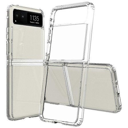 Til Motorola Moto Razr 2023 Etui TPU + Akryl Klar Telefon Cover, Integreret Design