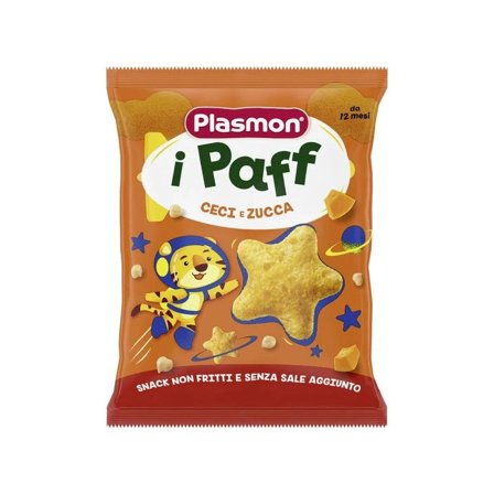 Plasmon Paff Stelline Ceci E Zucca 12M+ 15g