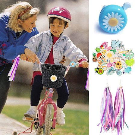 Barncykelkorg Fram Vävd Korg i Vide med Styrband , ;