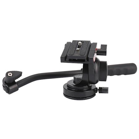 KINGJOY KH-6750 Flexibelt Kamerastativhuvud i Aluminium Fluid Videostativhuvud för Canon, Nikon och Ot