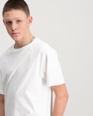 Polo Ralph Lauren Big Pony Cotton Jersey Tee Beige T-skjorter Gutt - Kids Brand Store