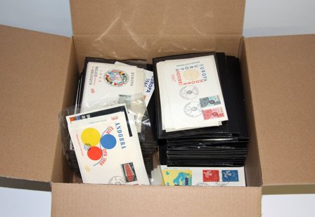 Europa - Samling af førstedagskuverter