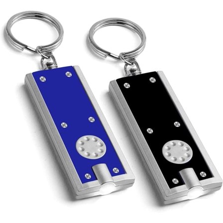 LED-nyckelring Liten Ficklampa Mini Ficklampa Nyckelring Ficklampa, 2 st IC