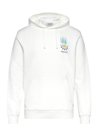 Scotch & Soda | Regular Fit Front And Back Artwork Hoodie | S