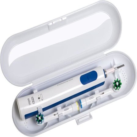 Elektriskt tandborstfodral för resa, passar Oral B & Philips Sonicare Vit