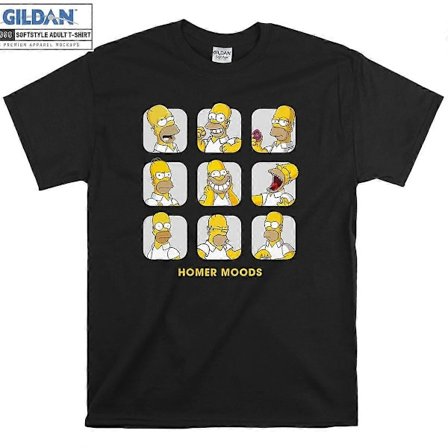 Homer Simpson Humør The Simpson T-shirt ROCKINSTONE