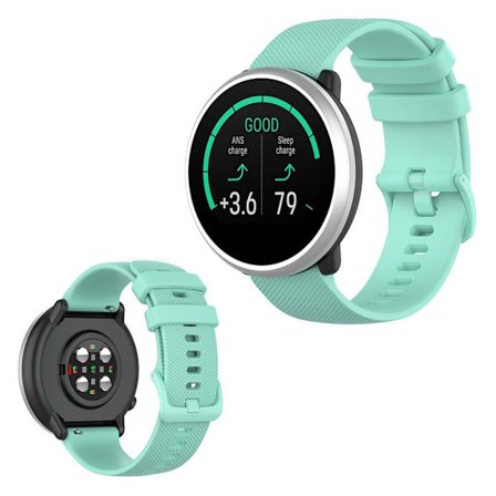 Polar Ignite / Garmin Vivomove 3 klockarmband i silikon - Cyan