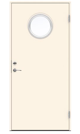 Swedoor Hudson Ytterdörr vit (S 0502-Y) 2080x888 mm, Dörrar