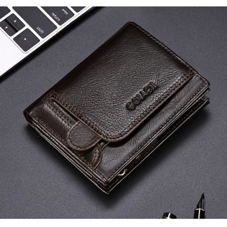 Miesten lompakko, RFID-suojaava lompakko, Miesten lompakot, Kaksinkertainen lompakko, Käännettävä lompakko, Ohut kaksinkertainen lompakko, 