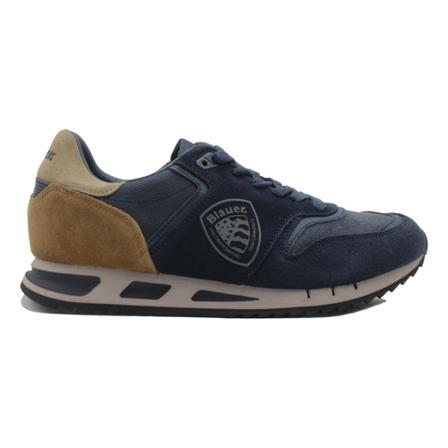 Blauer, Sneakers Blauw, Heren, Maat:44 EU