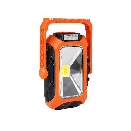 Solar Cob Arbetslampa Solar Uppladdningsbar Led Flood Nödlampa För Utomhus Camping Ljus