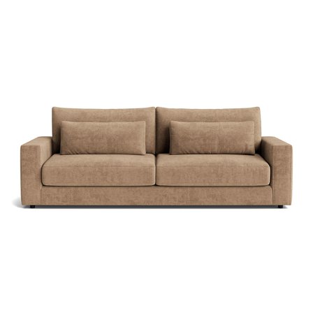 Sevilla 3 personers sofa - Capri Mørk Beige - 238x108x85 - Sofa, 3 personers sofa