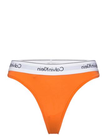 Thong Stringtruse Undertøy Oransje Calvin Klein*Betinget Tilbud