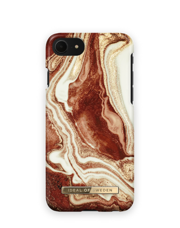 Fashion Case iPhone 7 Golden rusty marble