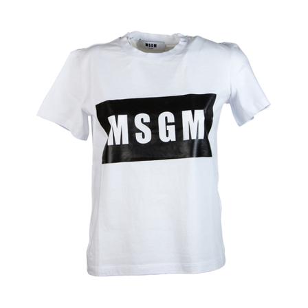 Msgm, T-Shirts Wit, Dames, Maat:L