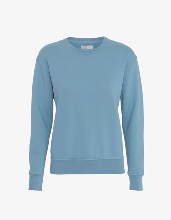 Women Classic Organic Crew - Stone Blue - XS