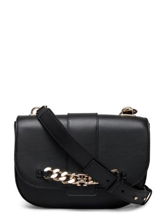 Th Luxe Crossover Bags Crossbody Bags Svart Tommy Hilfiger*Betinget Tilbud