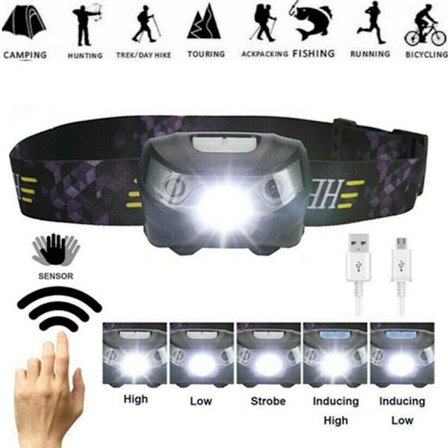 Pandelampe Genopladelig L3200 High Lumen Pandelampe, Super Bright L-FX-