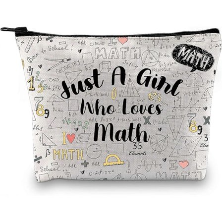 Rolig Matematikälskare Gåva Som Älskar Matte Sminkväska Mattelärare Kosmetikaväska Matematiska Grafik Gåva (Som Älskar Matte)