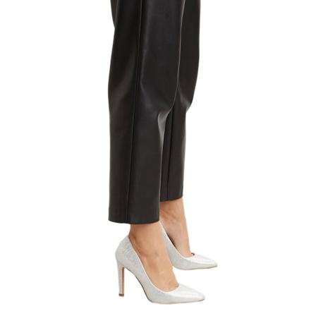 Principer Dam/dam Cara Pointed Court Shoes 5 Uk Metallic