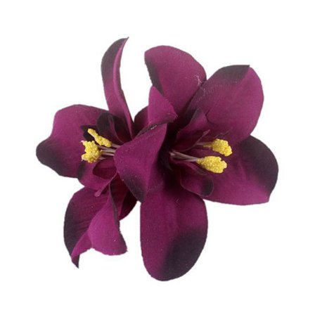 5 kpl Flower Hair Clip Flower Hairpin PURPLE