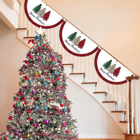 Julefaneflag Udendørs Hængende Flag Dørhængende Julepynt Køb 1 Få 2 (farve: 1)