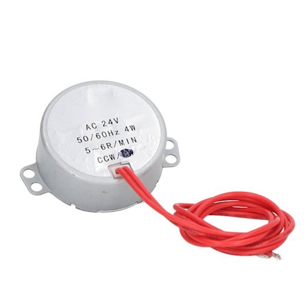 Synkronmotor AC 24V 5‐6 RPM 4W CCW Synkronmotor Stor drejningsmoment til apparater