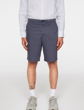 J. Lindeberg Shane Cloud Satin Shorts - Navy - 30