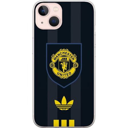 Kompatibelt Mobilskal till Apple Apple iPhone 13 Manchester United Adidas logotyp emblem fotbollsklubb affish Premier League retro gult svart design k