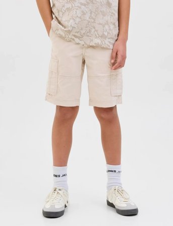 Jack & Jones Jpstcole Jjmateo Cargo Short Jnr - Beige - 134